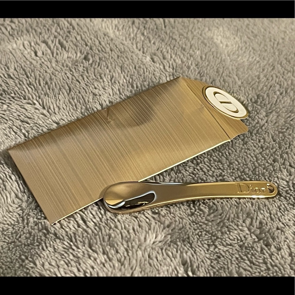 Authentic Dior golden spoon pendant